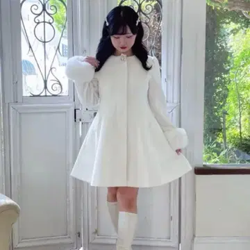 evelyn 리본 티펫 코트