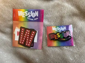 WESSION FESTIVAL 2025 핑 배지 플레크 씰