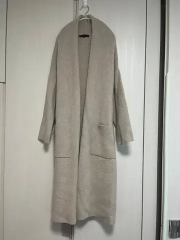 23구 양모 84% 두꺼운 원단 롱 가디건