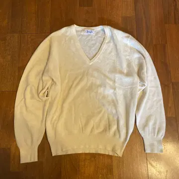 Pringle 울 스웨터 80s 90s V넥 니트 빈티지