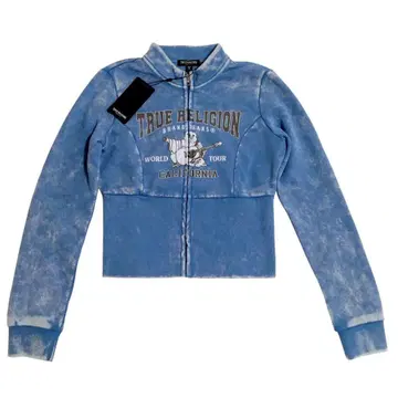 M 미사용 새상품 트루 릴리전 크롭 맨투맨 트레이닝복 집업