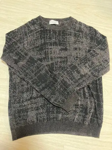 STUDIOUS 크루넥 니트 그레이 계열