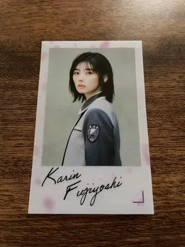 사쿠라자카46 후지요시 카린 클리어 스티커 StartOver!