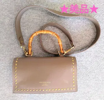 CHRISTIAN VILLA 가죽 숄더백