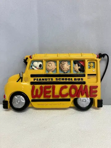 스누피 스쿨버스 웰컴보드