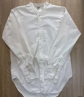 50s 60s 반 휴젠 오피서 셔츠 노카라 셔츠