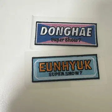 superjunior Super Show 7 자수 패치 동해 은혁