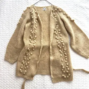 니트 PUR 이케다 이즈미 seed handknit 가운 가디건