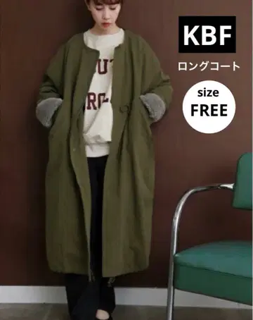 KBF  하레코 롱 코트 자켓 아우터 퀼팅