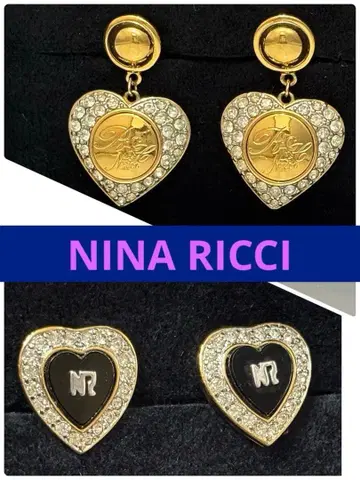 니나리치 귀찌 2종류 모음 큐빅 하트