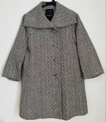 레이빔스 헤링본 무늬 롱 코트