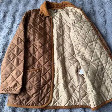 LAVENHAM 카멜 브라운 퀼팅 자켓 L 상당 라벤햄
