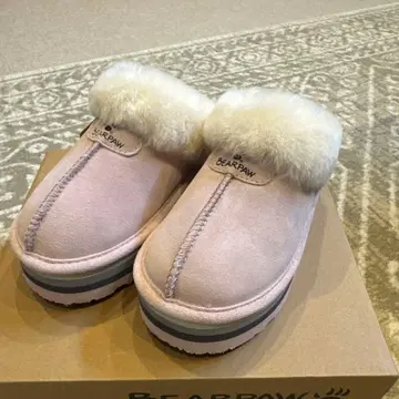 BEARPAW 핑크 무스탕 6 23cm