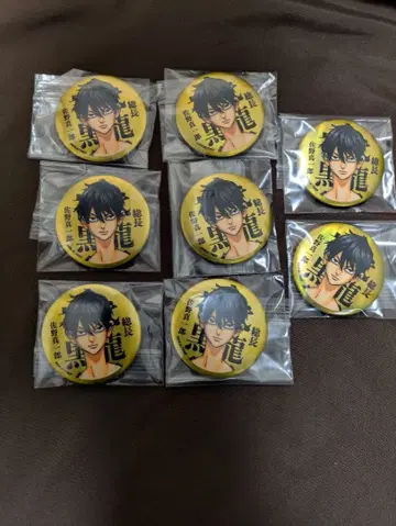 도쿄 리벤저스 사노 신이치로 x 8개 매트 메탈릭 캔뱃지 신체험전