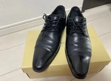 VISARUNO 블랙 비즈니스 슈즈