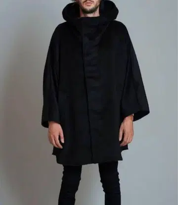 NO ID. 후디드 판초