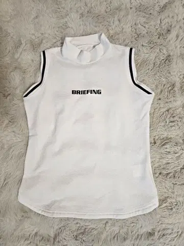 BRIEFING 여성용 골프 셔츠 S 화이트