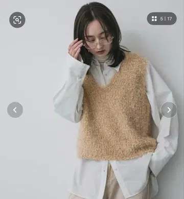 몰드 페더 니트 베스트 센스 오브 플레이스 미사용 새상품 여성용