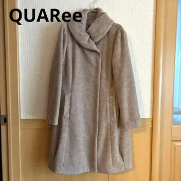 [ 새상품급 ] 세라비 쿼리 QUARee 숄카라 카멜 코트