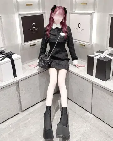 HONEYMEW 허니뮤우 트위드 앙상블 원피스