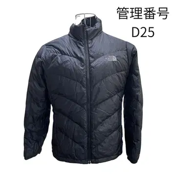 The North Face 블랙 다운 자켓