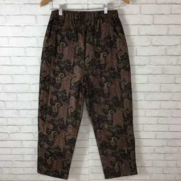 12.3 h16 팬츠 빈티지 L 페이즐리 퀼트 원단 밴딩