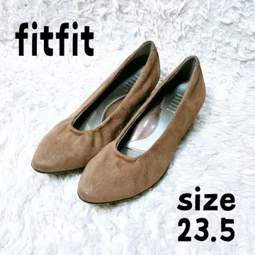 fitfit 핏핏 스웨이드풍 x 미세 라메 펌프스 23.5
