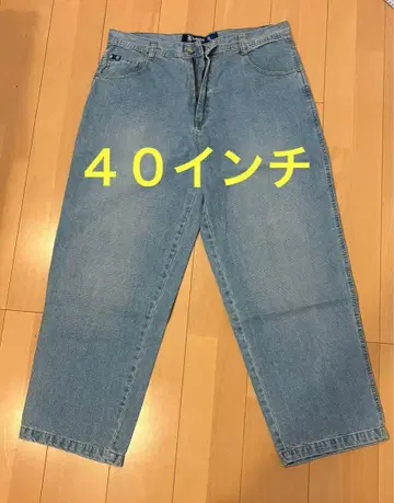 노베터 Kno Betta 데님 40인치 초와이드 B계 힙합