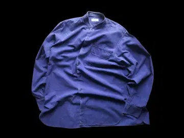 40s 프렌치 빈티지 할아버지 셔츠 네이비