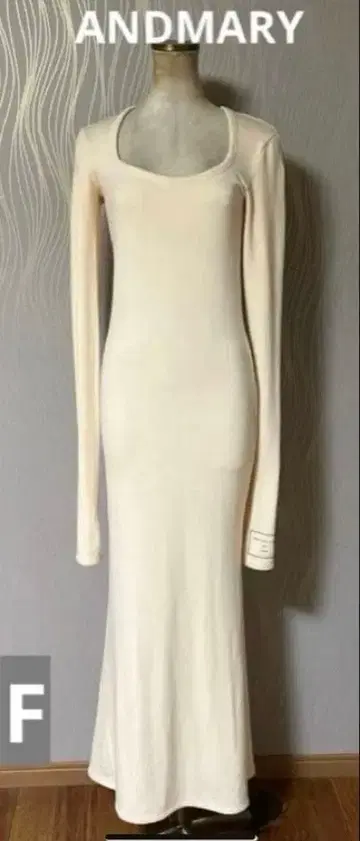 가격 인하 ANDMARY 아 드 마리 맥시 길이 롱 원피스 로고