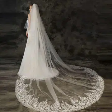 웨딩 베일 롱 베일 3m 결혼식