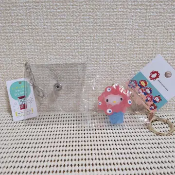 간사이 엑스포 미야쿠미야쿠 변신 입체 키링 헬로키티 클리어 타입