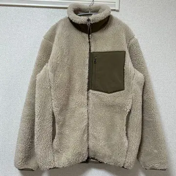 플리스 자켓 베이지