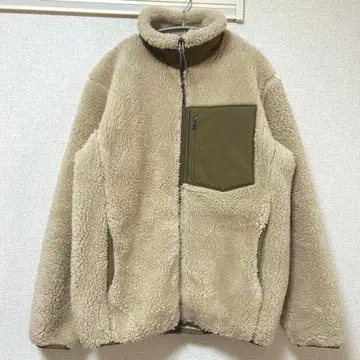 플리스 자켓 베이지