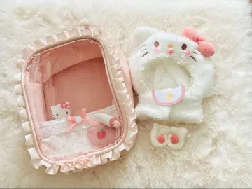 산리오 엔조이 아이돌 시리즈 봉제 인형 파우치 헬로키티