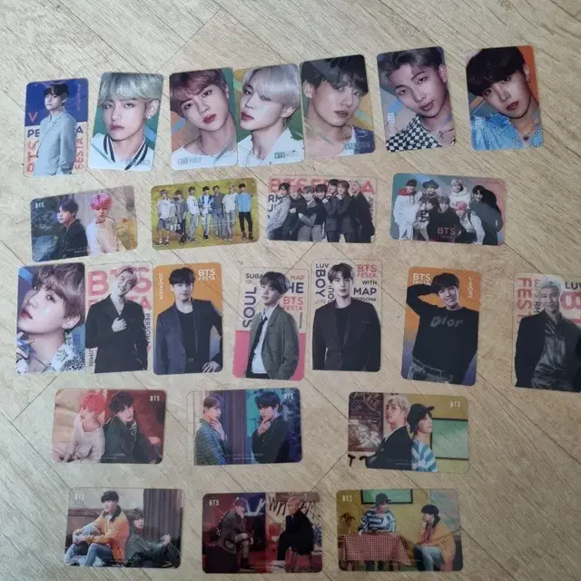 BTS  블랙핑크 투명카드