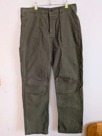 Johnbull 올리브 워크 팬츠