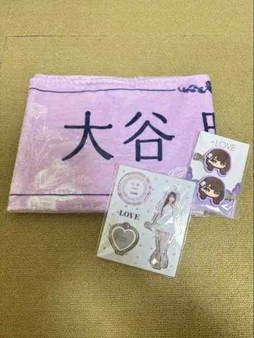 =LOVE 오타니 에미리 8주년 투어 클립 아크릴 스탠드 머플러 타월