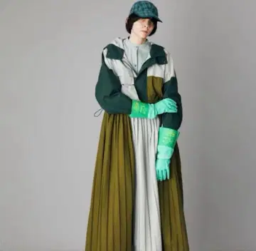 새상품급 나곤스탠스 nagonstans 블루종 원피스