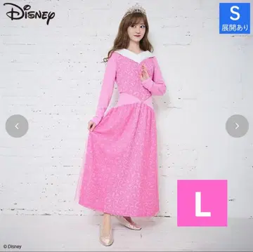 디즈니 시마무라 치하루 콜라보 프린세스 오로라 룸 원피스