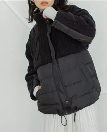 [ MARECHAL TERRE ] 2way 니트 다운 자켓