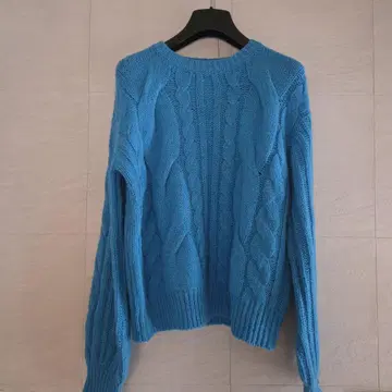 TwinSet 케이블 짜임 니트 스웨터 긴팔