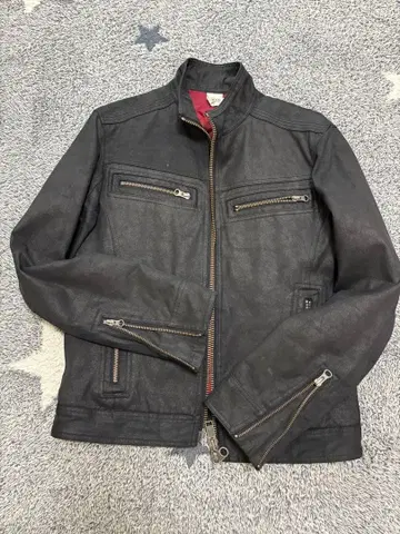 블랙 가죽 자켓 abx