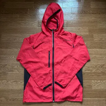 United Athle 립스탑 자켓 M 빨간색