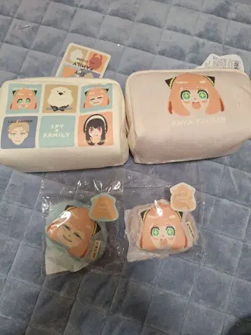 SPY x FAMILY 스파이 패밀리 쓰리코인즈 파우치 거울 세트