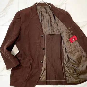 VAN JAC  테일러드 자켓 싸개 버튼 브라운