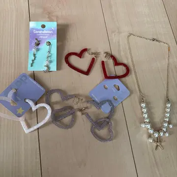 헤이세이 갸루 빅 사이즈 귀찌 세트