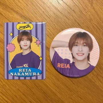 나카무라 레이아 프로필 카드 캔뱃지