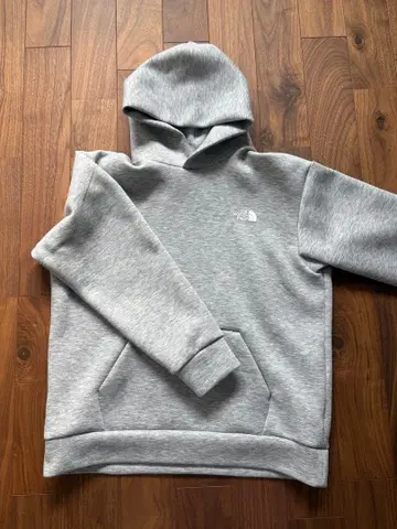 THE NORTH FACE 그레이 후드 부착 후드티