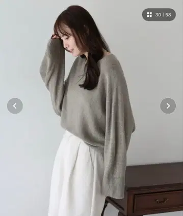 블루이스트 메쉬 돌먼 썸머 니트